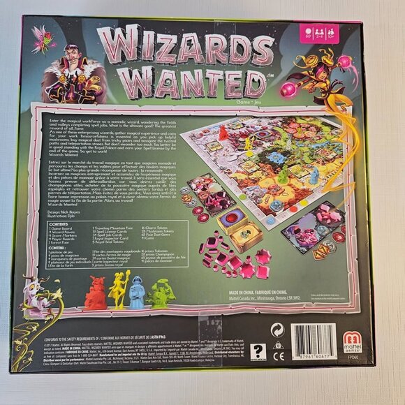 Mattel: Wizards Wanted Board Game Complete - Picture 6 of 6
